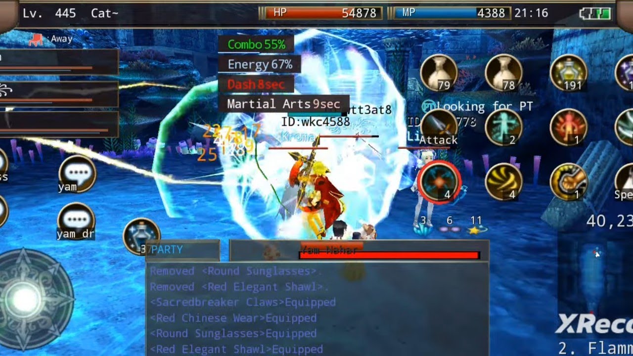 Iruna Online - Veil Vanguards vs Yam Nahar