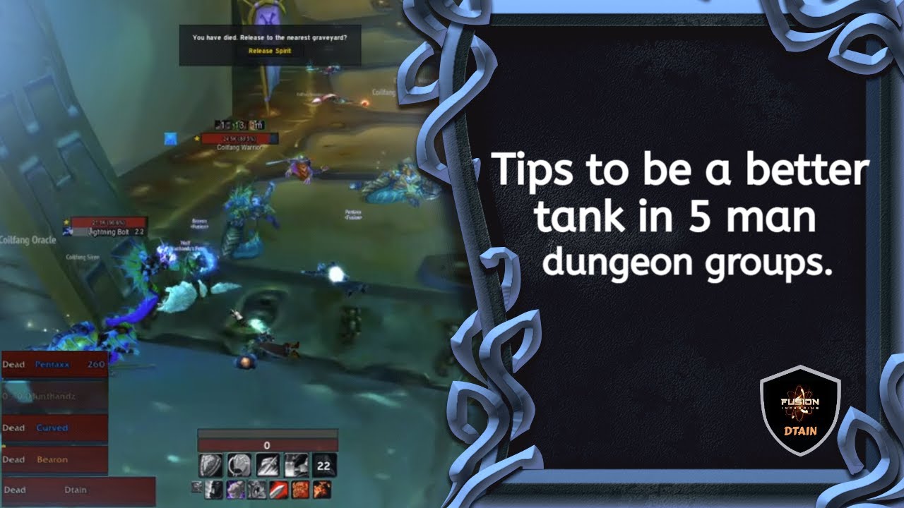 Tips to be a better Dungeon Tank
