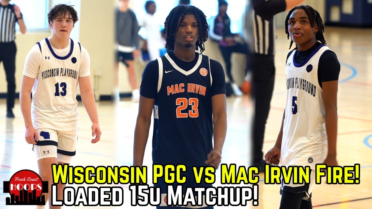 Wisconsin Playground And Mac Irvin Fire GO AT IT In Loaded 15u Matchup!