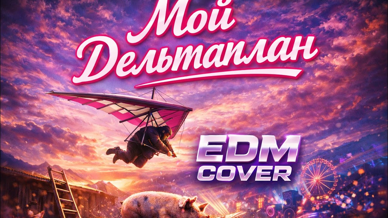 🔥Полёт на дельтаплане EDM Cover (В. Леонтьев) —  ⚡ Dance Remix Мой дельтаплан  — КАВЕР EDM 🕺🔥 