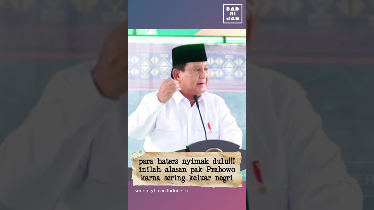 Ternyata Ini Alasan Prabowo Kerap Keluar Negeri#Prabowo #IndonesiaMaju  #BeritaPolitik