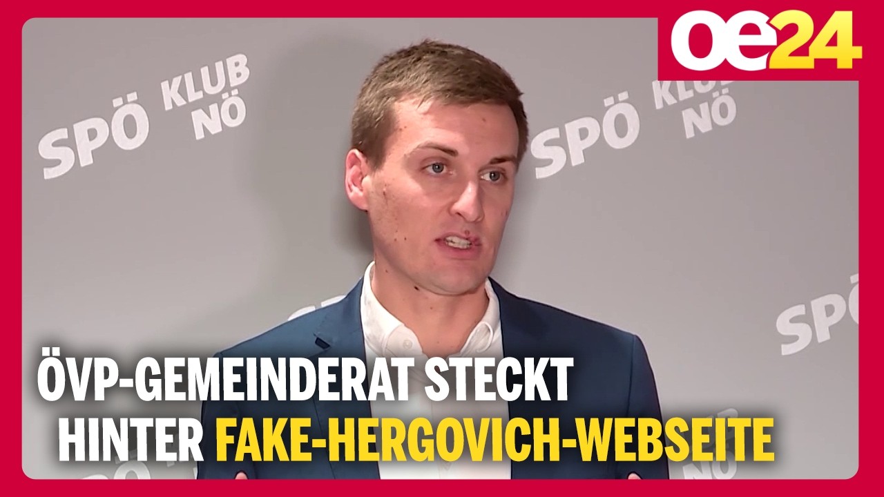 ÖVP-Gemeinderat steckt hinter Fake-Hergovich-Webseite