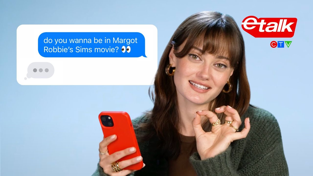Ella Purnell Texts Her Fans | Etalk