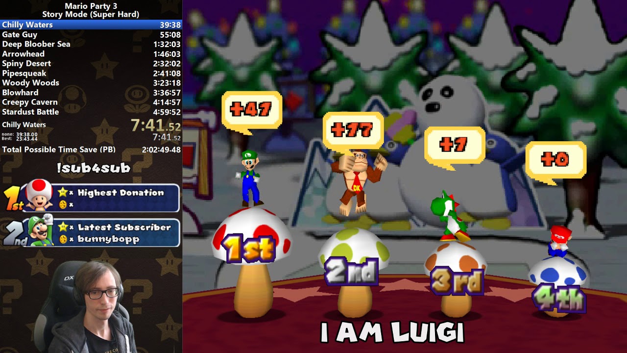 Mario Party 3 Very Hard WR 4:43:41