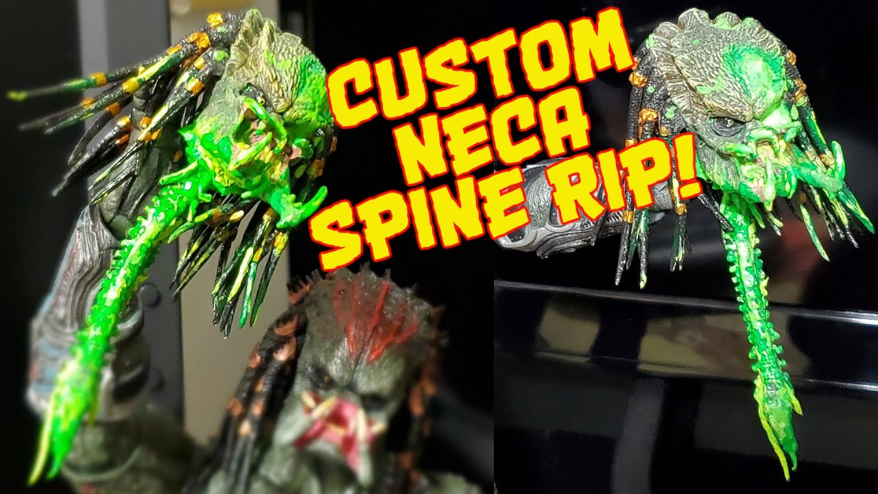 NECA Custom Predator Spine Rip & Assassin Predator Repaint
