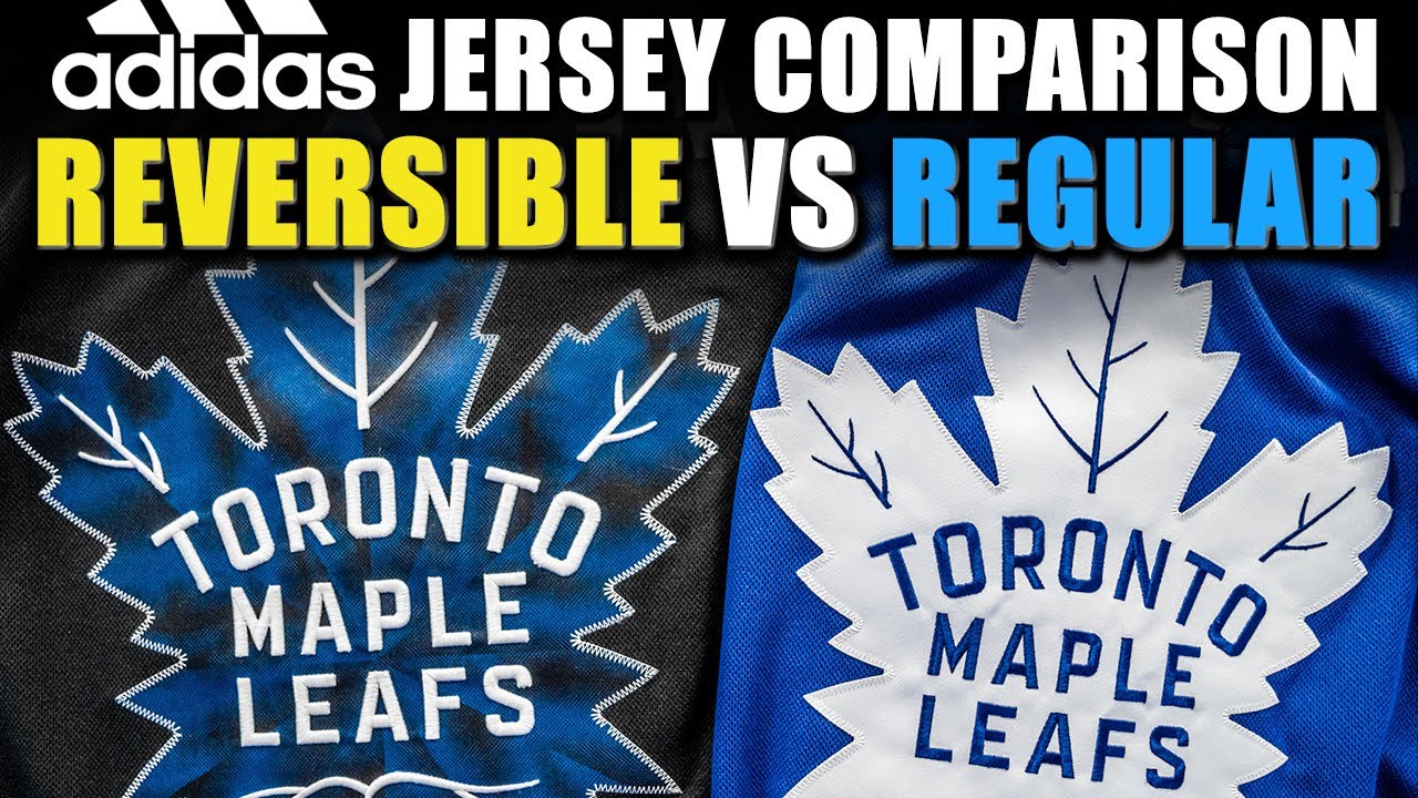 NHL Adidas Reversible VS Regular Up Close Jersey Comparison