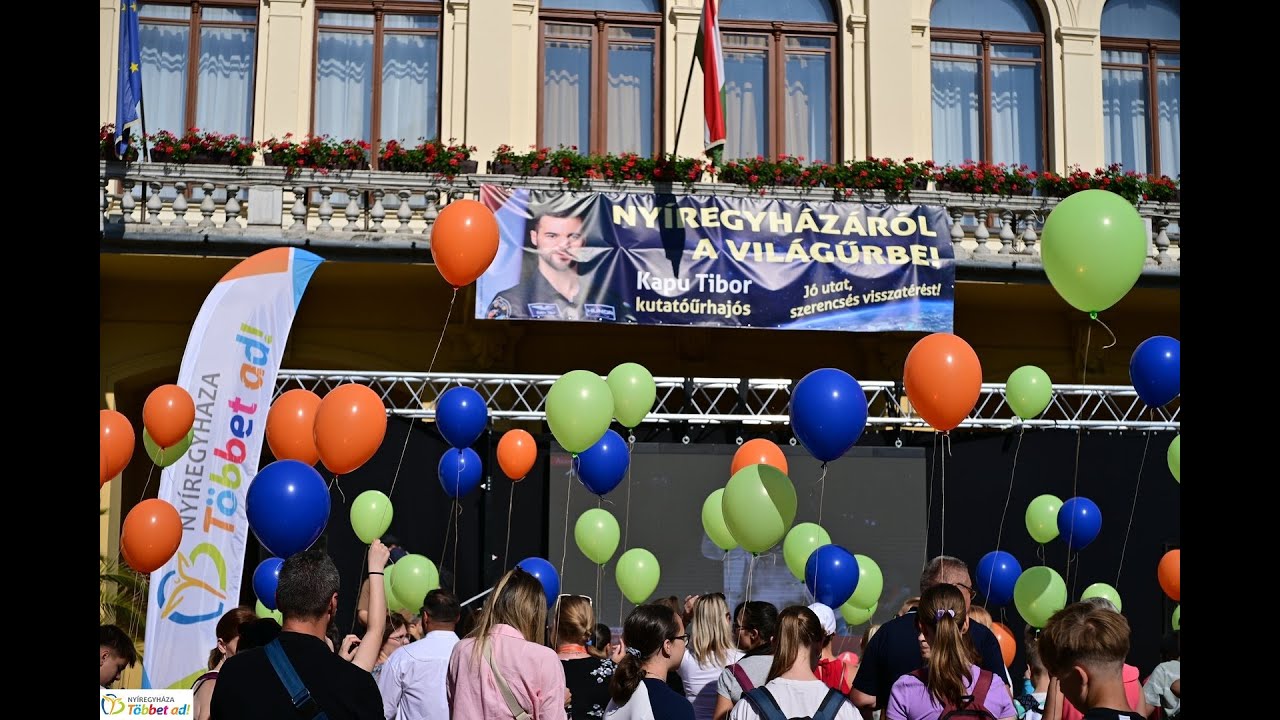 Nyíregyházáról a világűrbe – Sikeres volt a fellövés, Kapu Tibor már az űrállomás felé tart