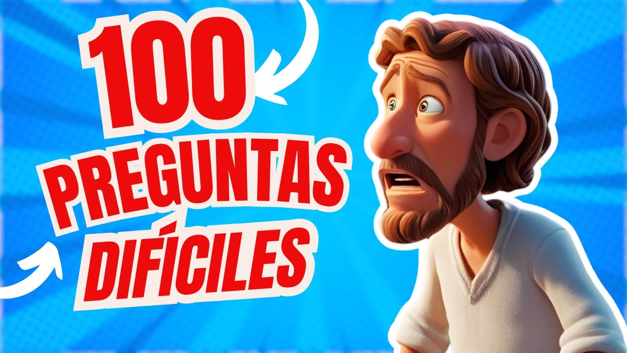 100 PREGUNTAS DIFÍCILES DE LA BIBLIA 🎉💯📖 DESAFIO BIBLICO | RETO BIBLICO