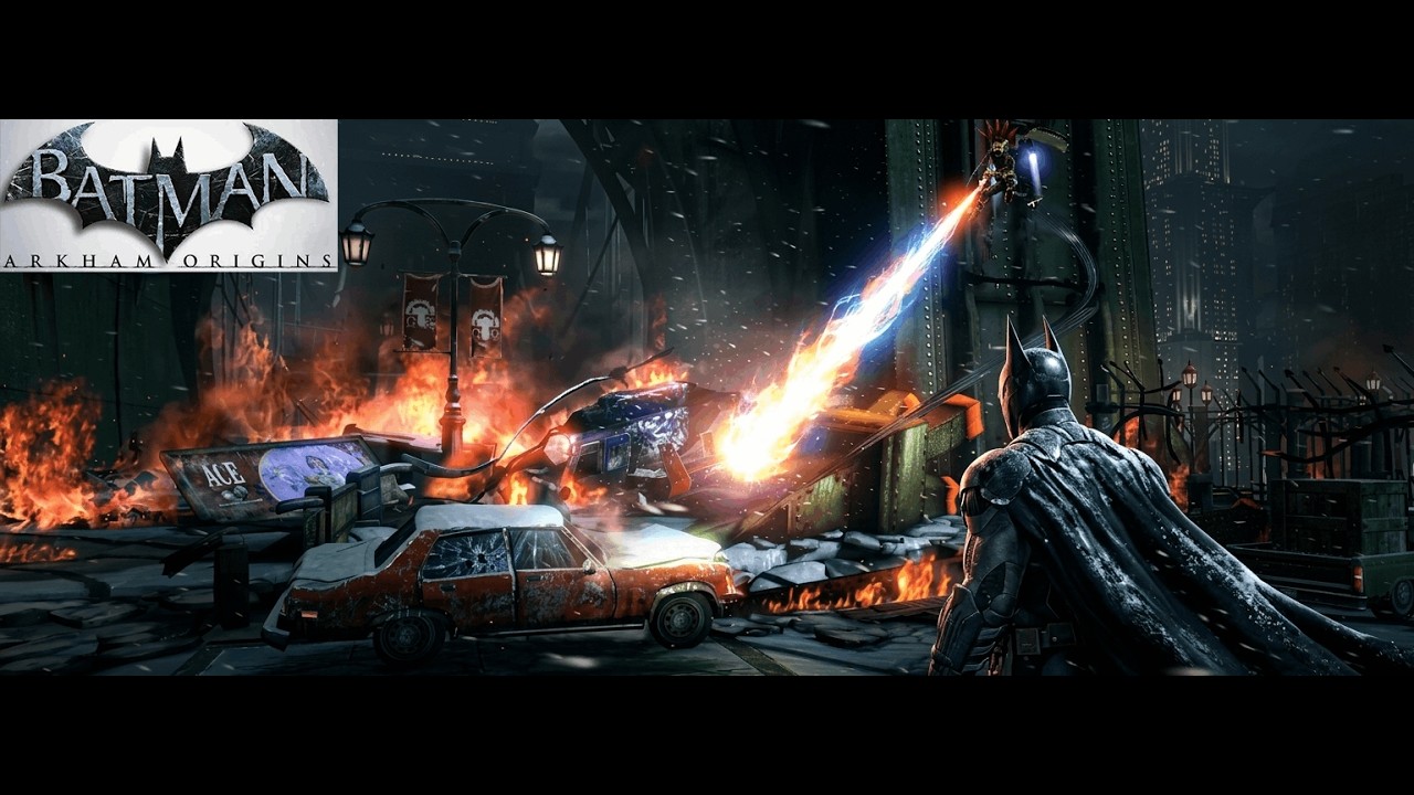 Batman vs Firefly Boss Fight | Gotham Bridge Battle – Arkham Origins