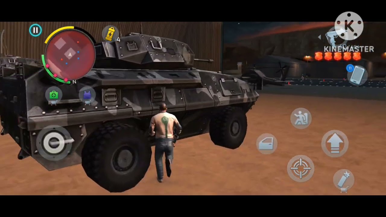 Stealing the military Aircraft from Military Base and destroying the city and sole the tank also