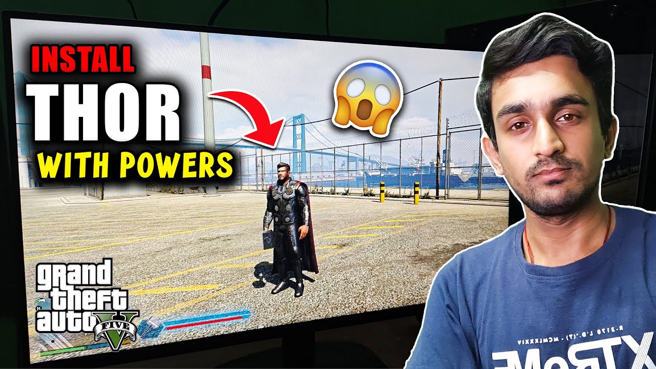 How to Add Thor With Powers In GTA 5 | How To Mod GTA 5 | GTA Offline Mods