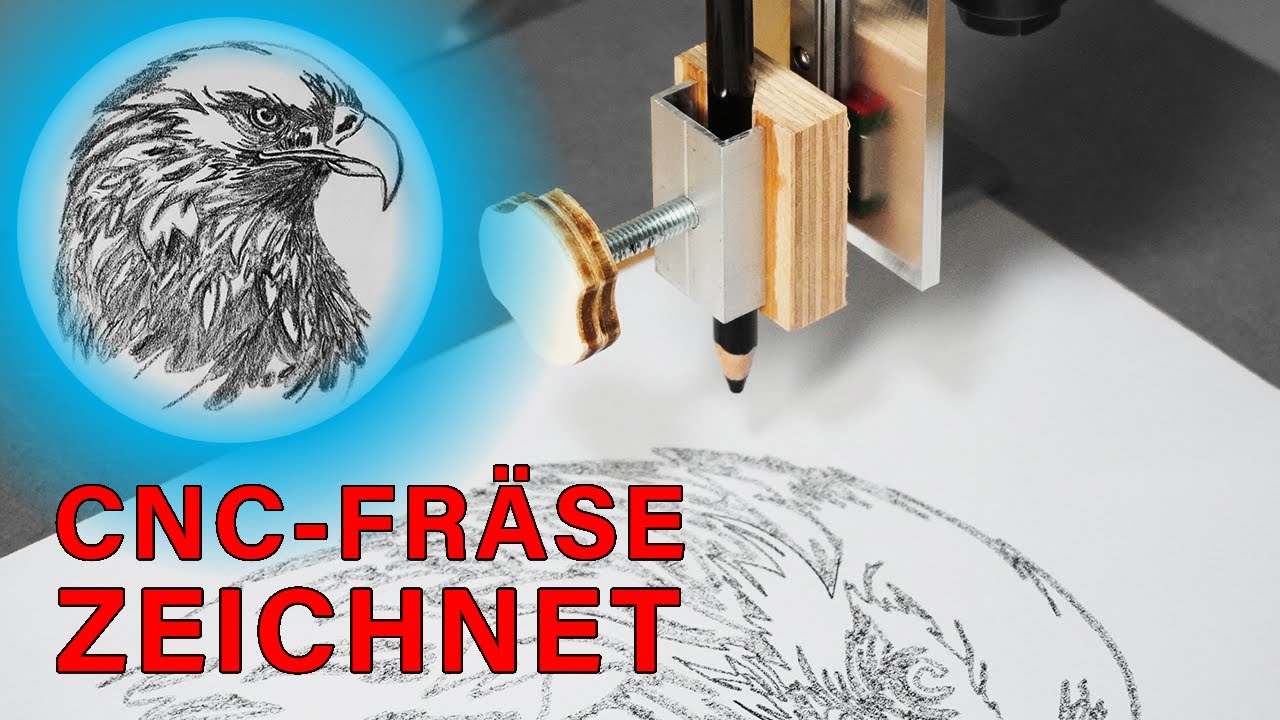CNC-Fräse Zeichnet Kunstwerk | Plotter Tutorial
