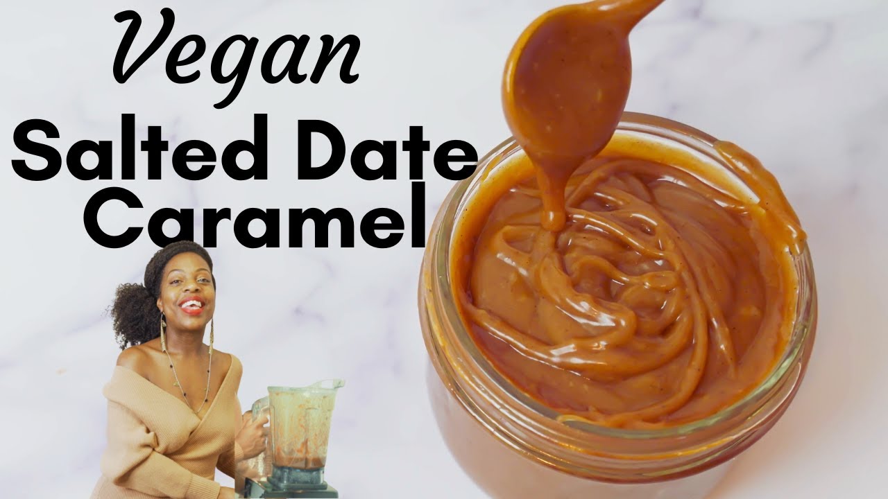 How to Make Vegan DATE Salted CARAMEL | REFINED SUGAR FREE