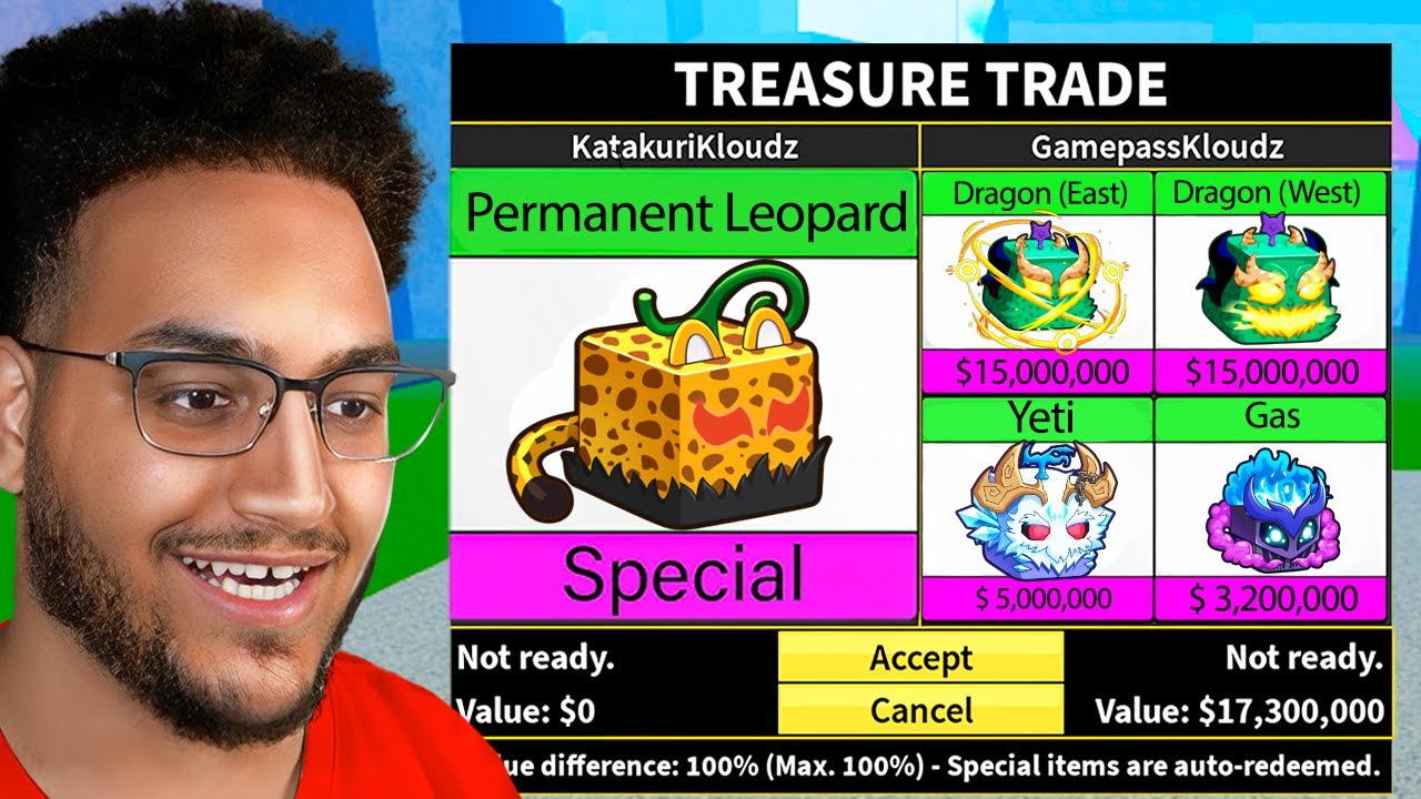 Trading PERMANENT Beast Blox Fruits For 24 Hours