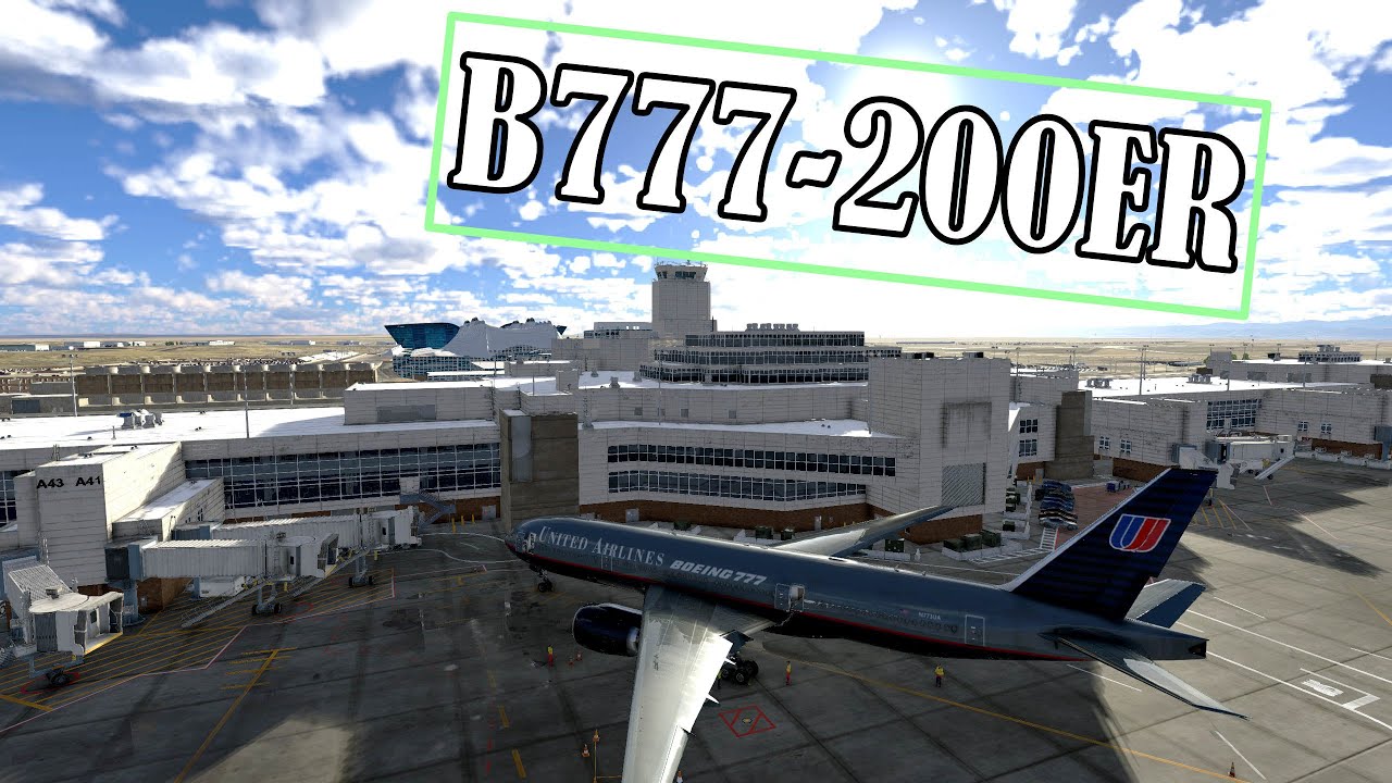 | B777-200ER ‖ CAPT. GARY ‖ KDEN - KLAS ‖ XP12 DAY60 | OLD UNITED AIRLINES FLYING THIS MORNING!