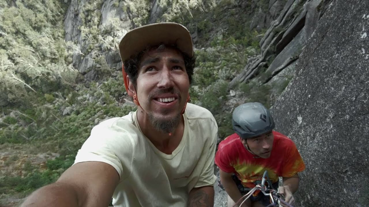 climbing at Mt Buffalo with peasant will
