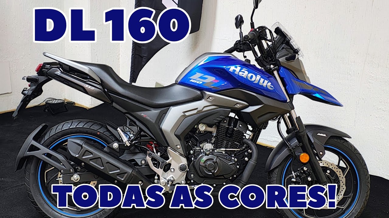 Todas as Cores da Nova Suzuki Haojue DL 160