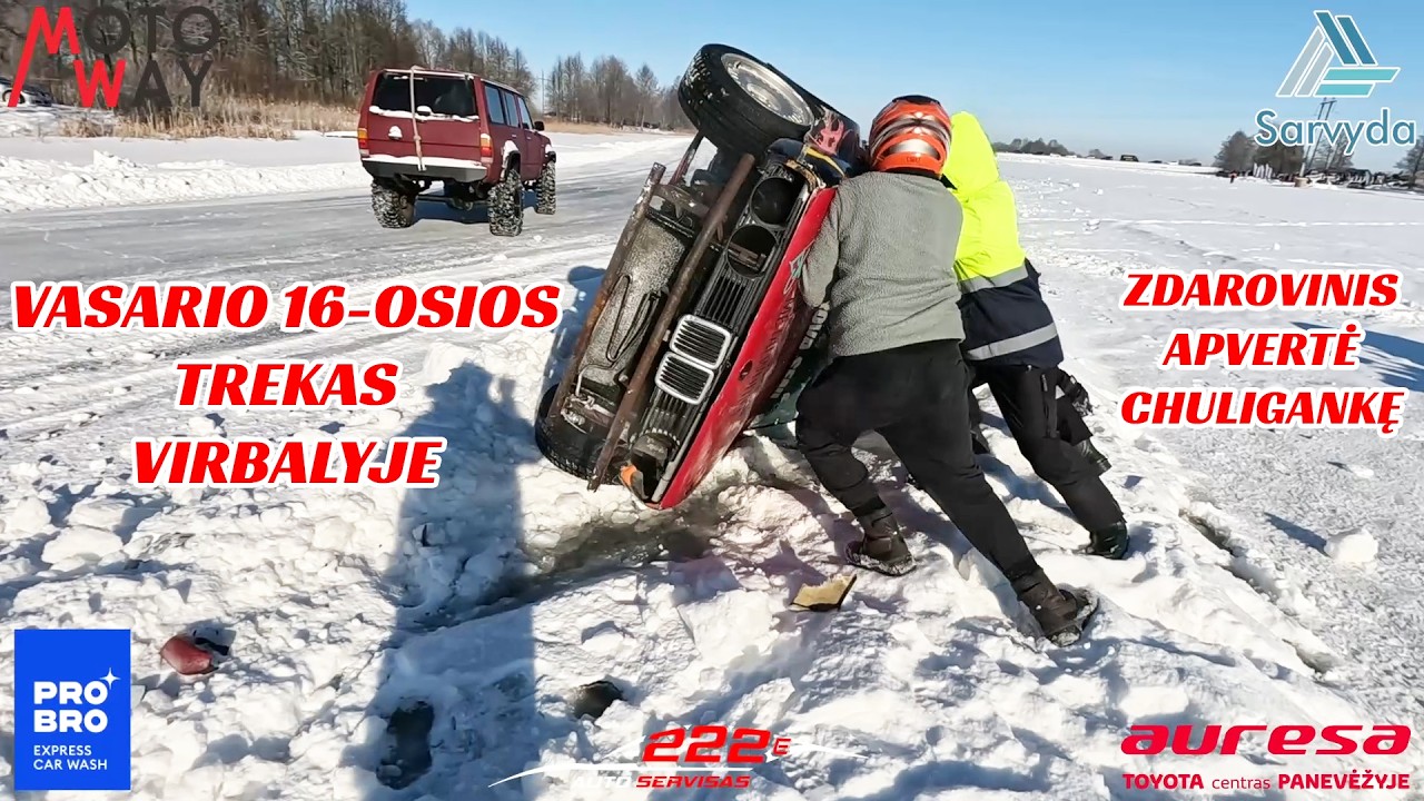 MARKELEVIČIUS #215 VASARIO 16-OSIOS TREKAS VIRBALYJE, ZDAROVINIS APVERTĖ BMW CHULIGANKĘ