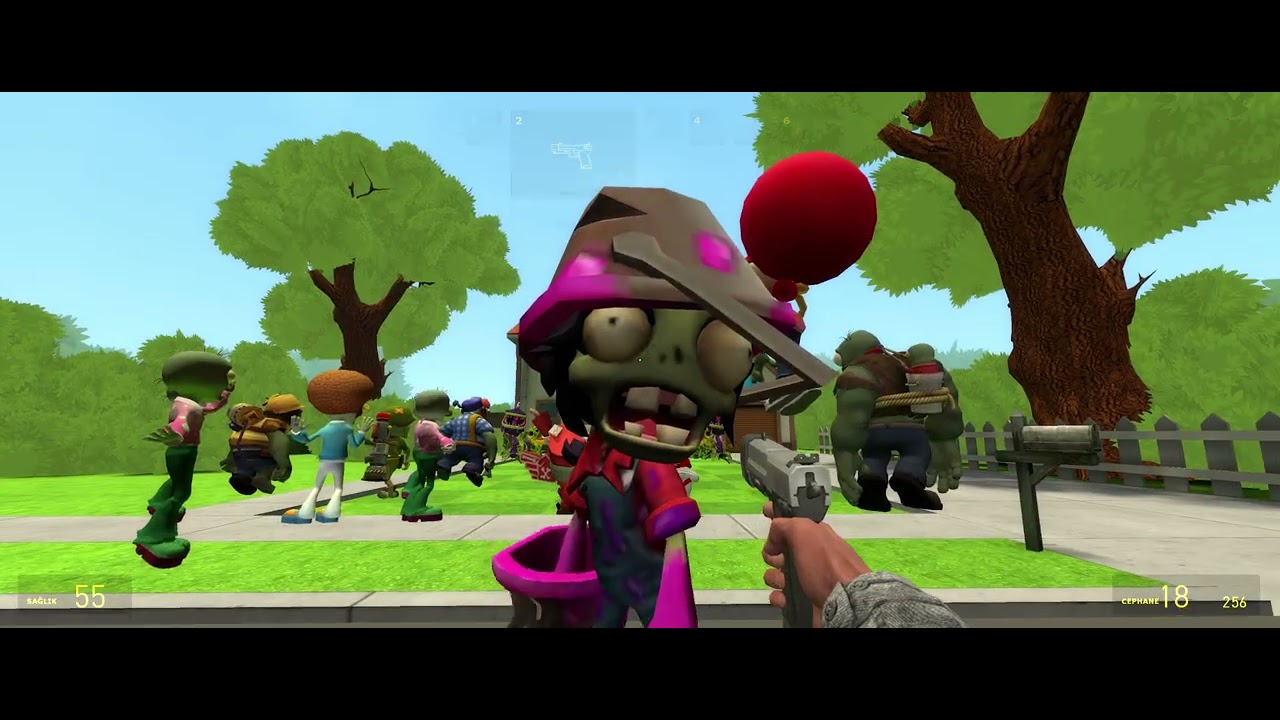 Garry's Mod plants vs zombies de Heavy olsaydı