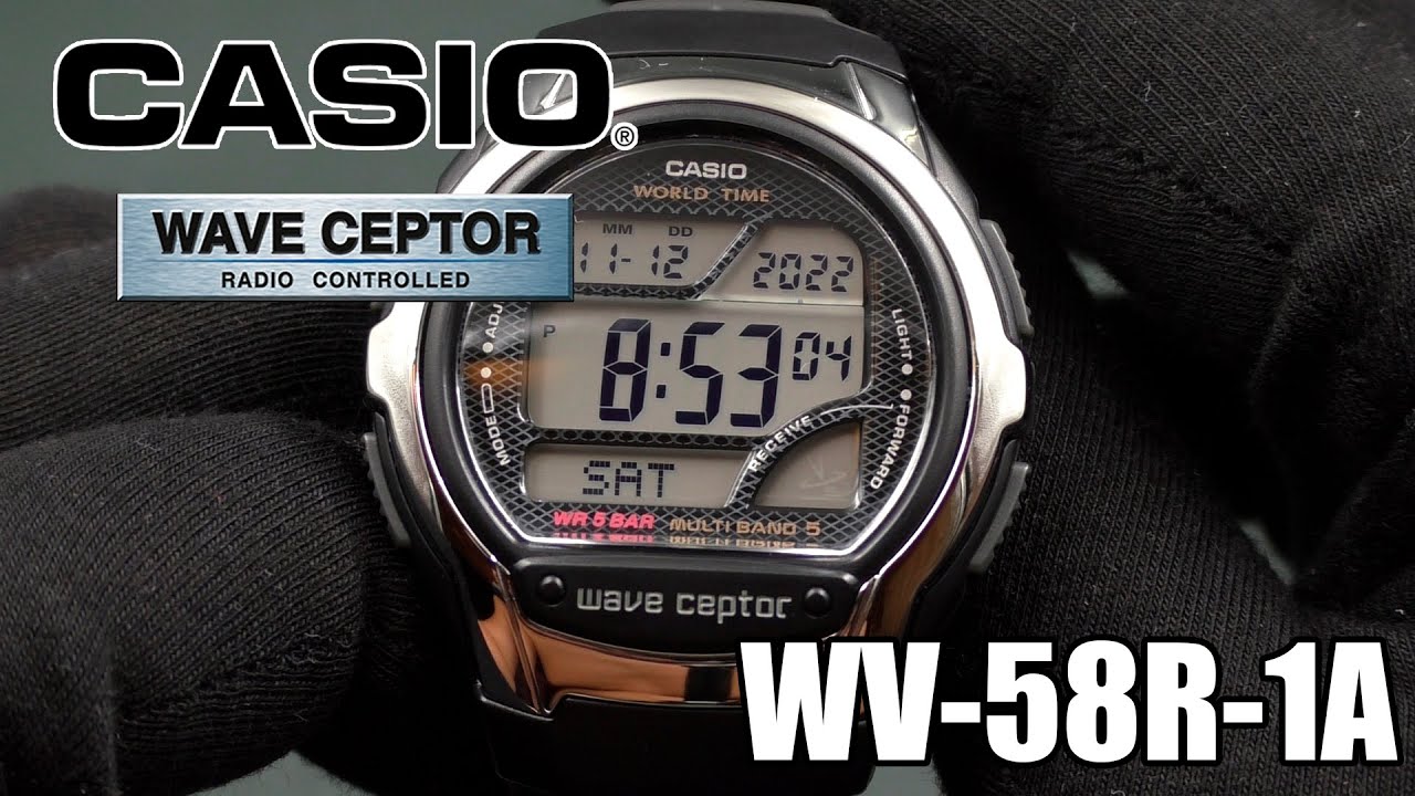 CASIO WV-58R-1A Wave Ceptor