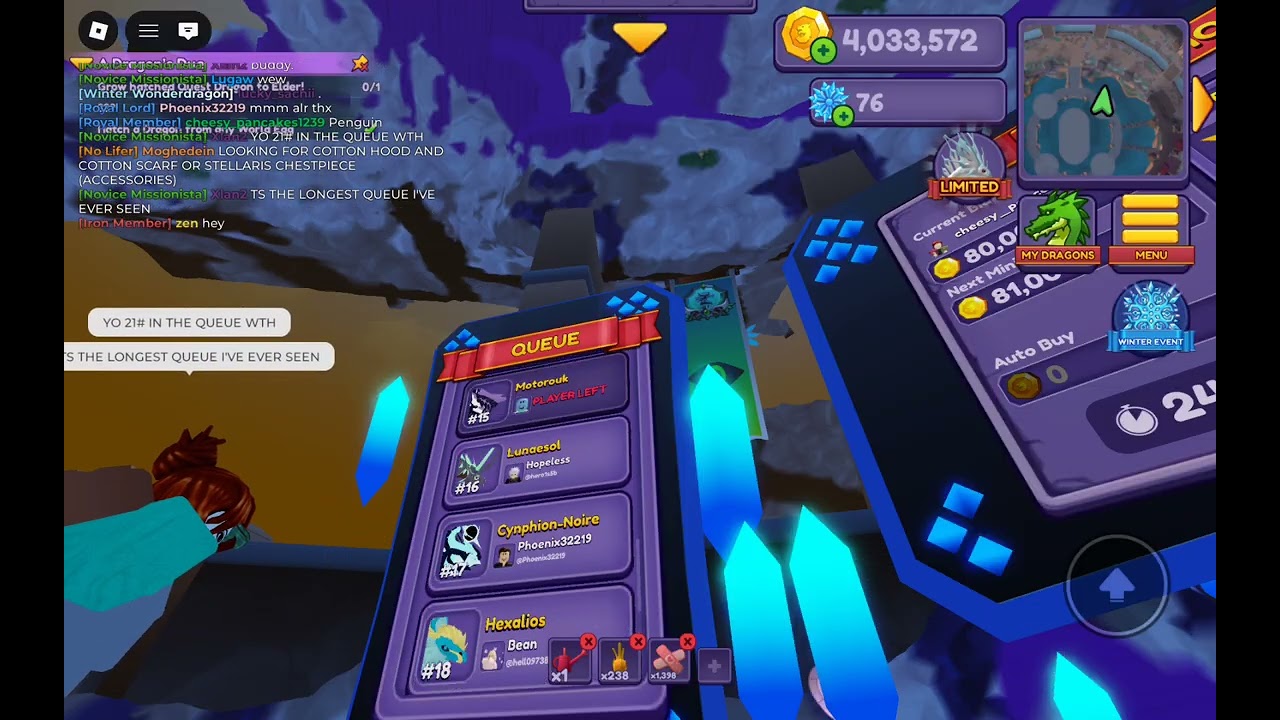 Best server i ever been again bid wars ( i kinda trolled there lolz)