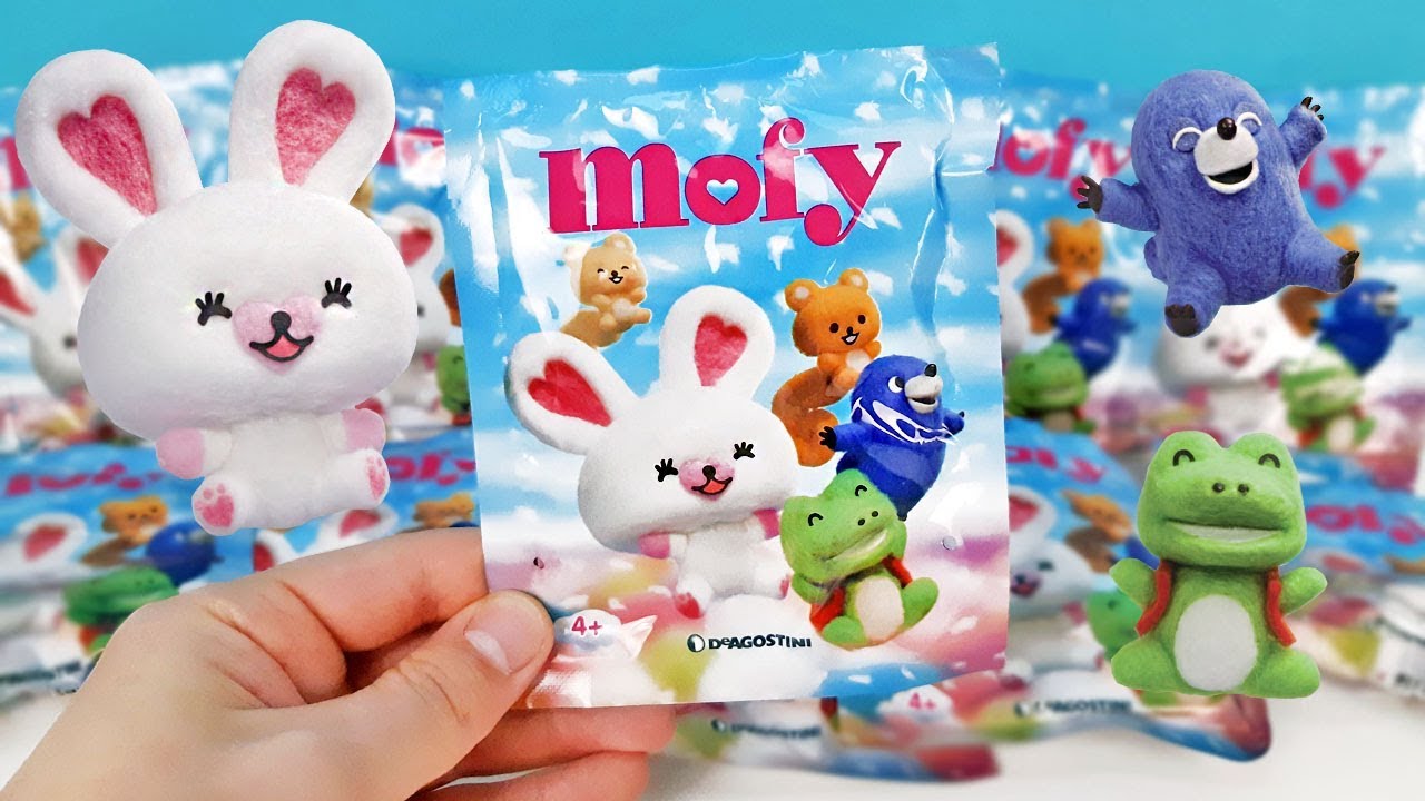 Сюрпризы в пакетиках MOFY от DeAgostini! Бархатные игрушки по мультику МОФИ Surprise unboxing