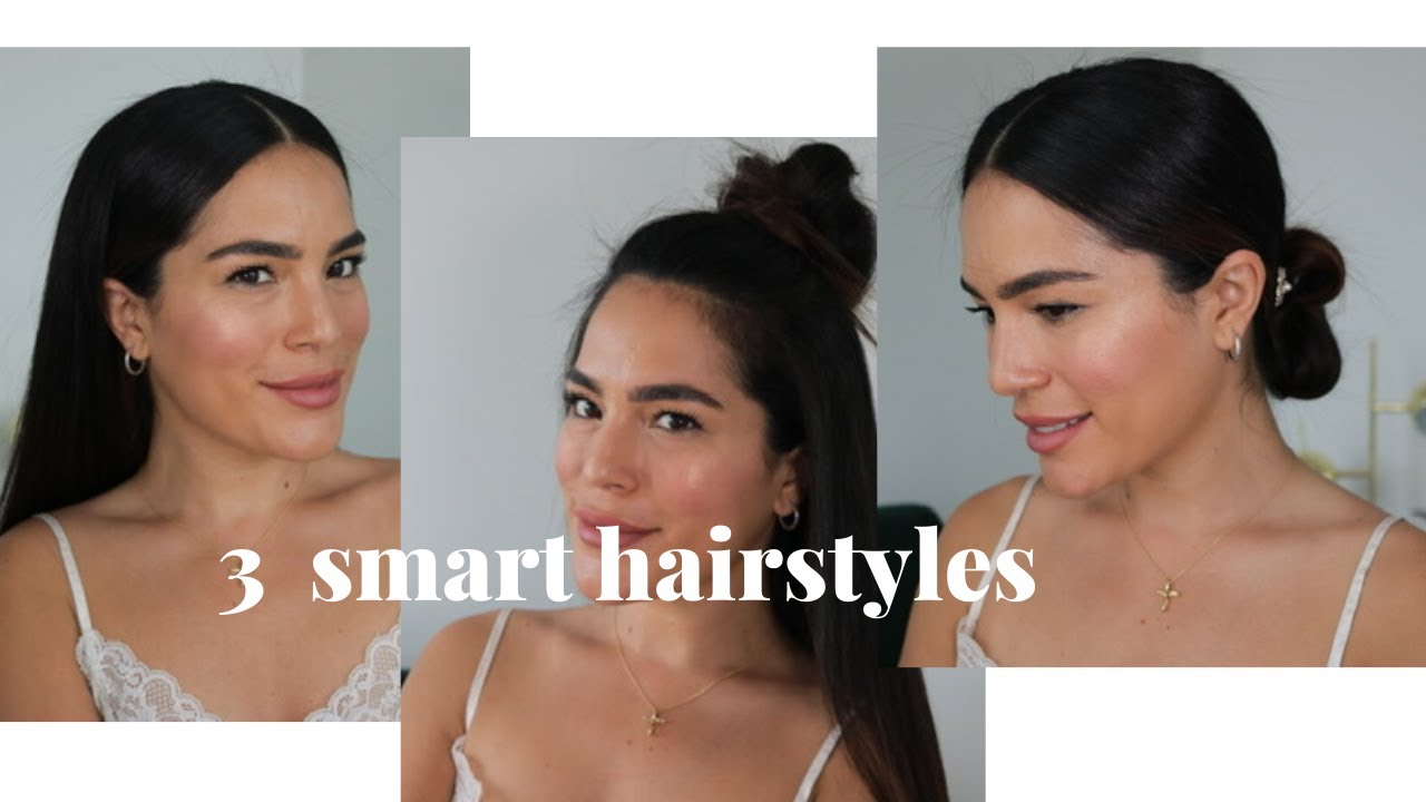 3 COOL HAIRSTYLES TO MAKE UNER 1 MIN.