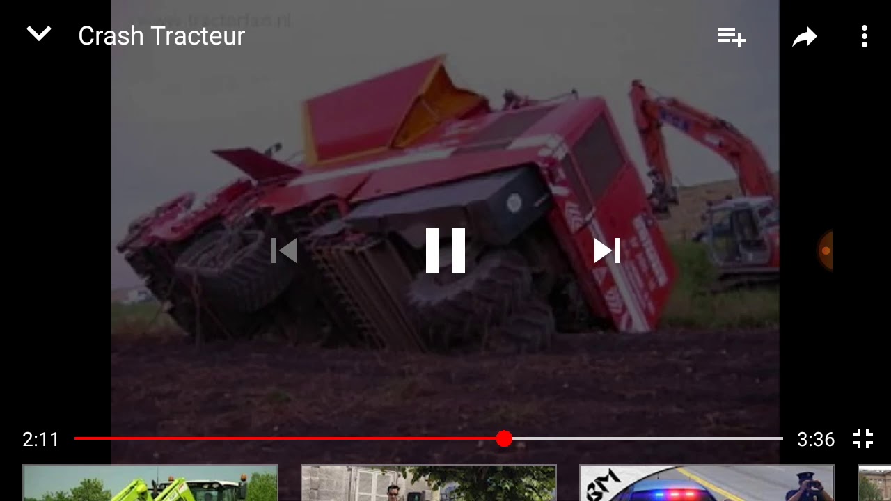 Compilation d'accident de tracteur