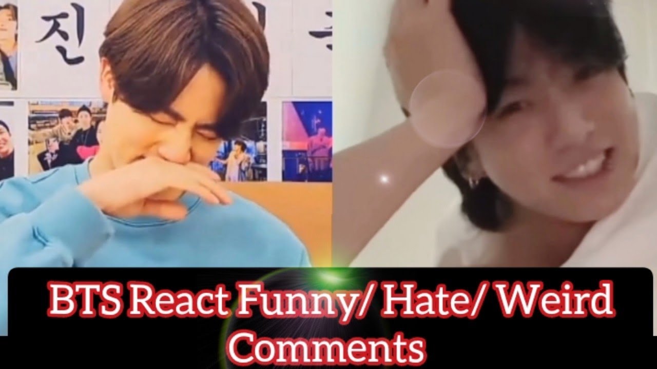 BTS React Funny/ Hate/ Weird Comments 😂