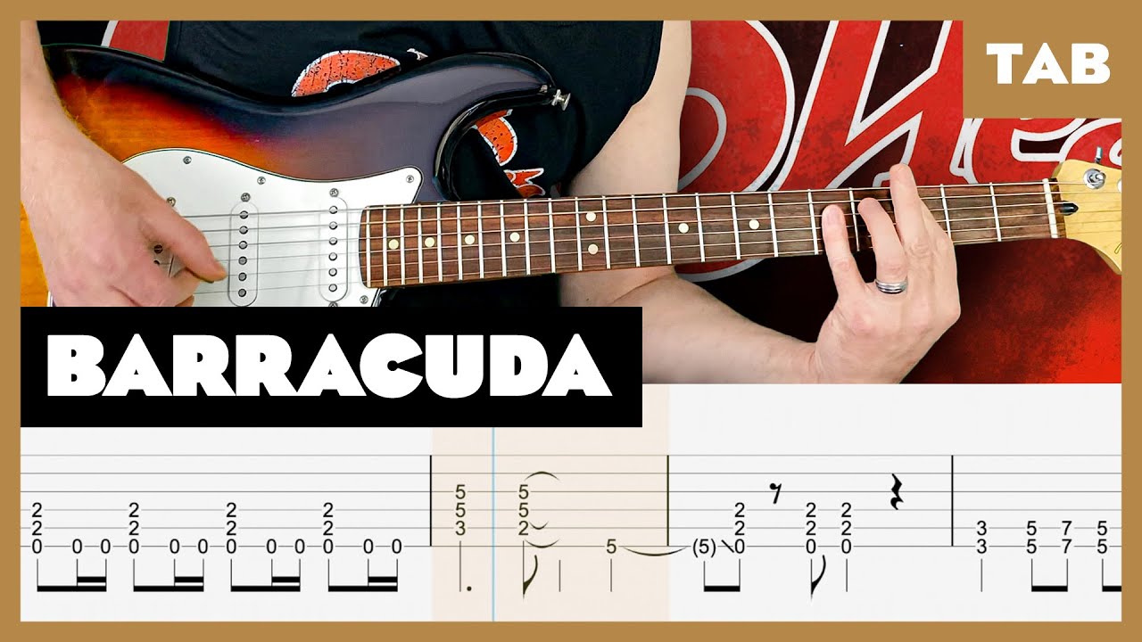 Heart - Barracuda - Guitar Tab | Lesson | Cover | Tutorial