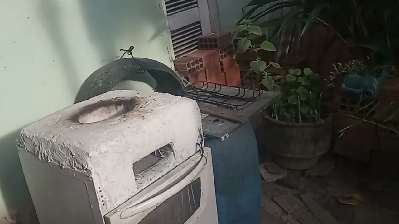 fogareiro de fogão velho reaproveite seu fogão velho