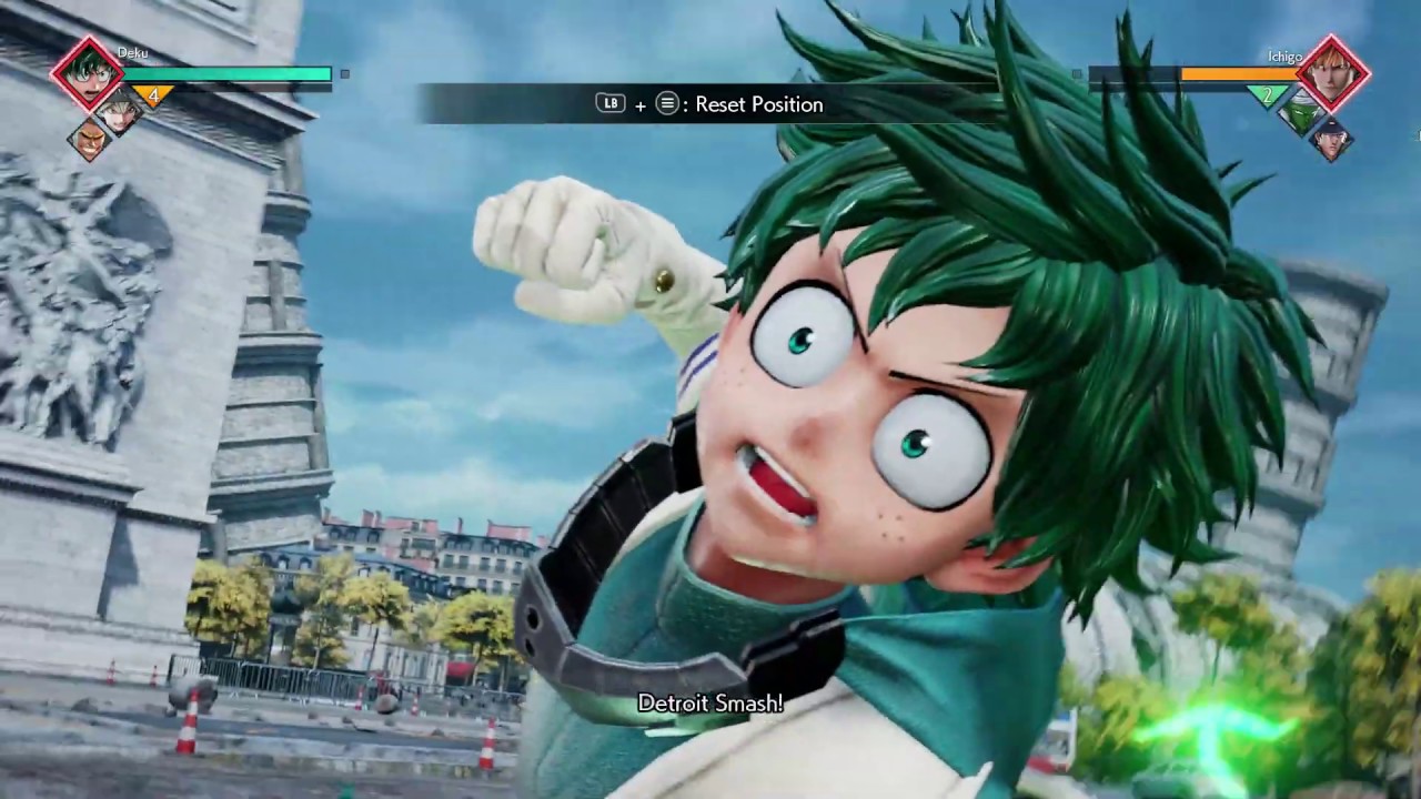 JUMP FORCE All of Deku's special moves
