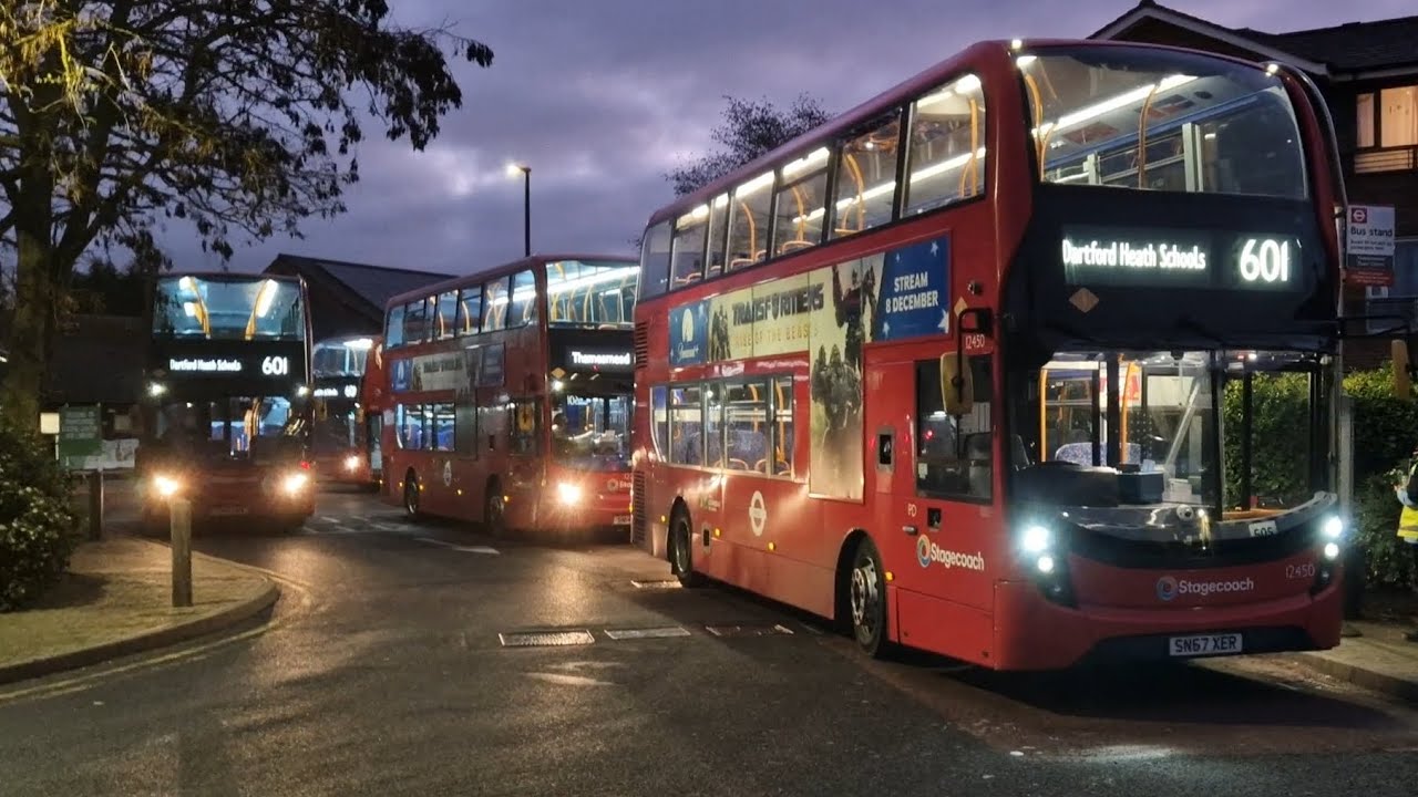 BUSES AT THAMESMEAD
