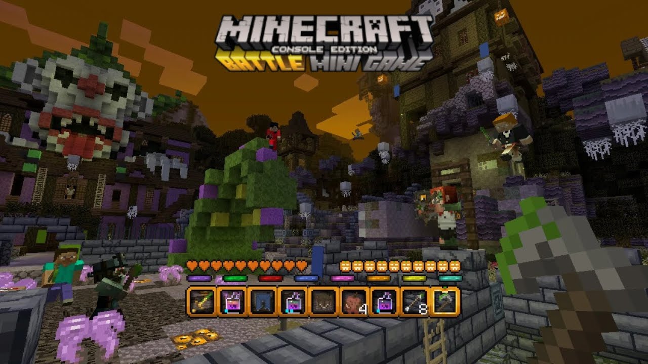 Minecraft Console Edition: Halloween Battle Map Showcase