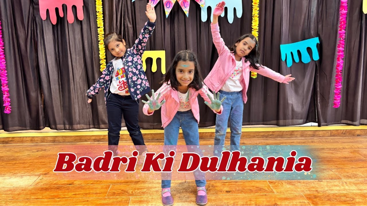 Badri Ki Dulhania | Kids Dance Choreography | Step2Step Dance Classes Mohali | Holi Special Dance