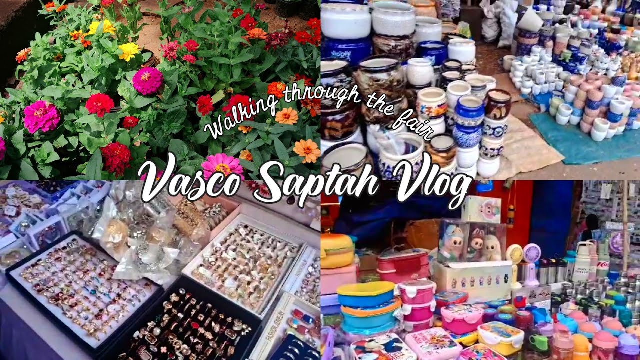 ₊ ⊹𖹭 Vasco Saptah Vlog 🌸✨️ | Goan Vlogger | Goan Culture, Plants, Clothes, Stationery & More!