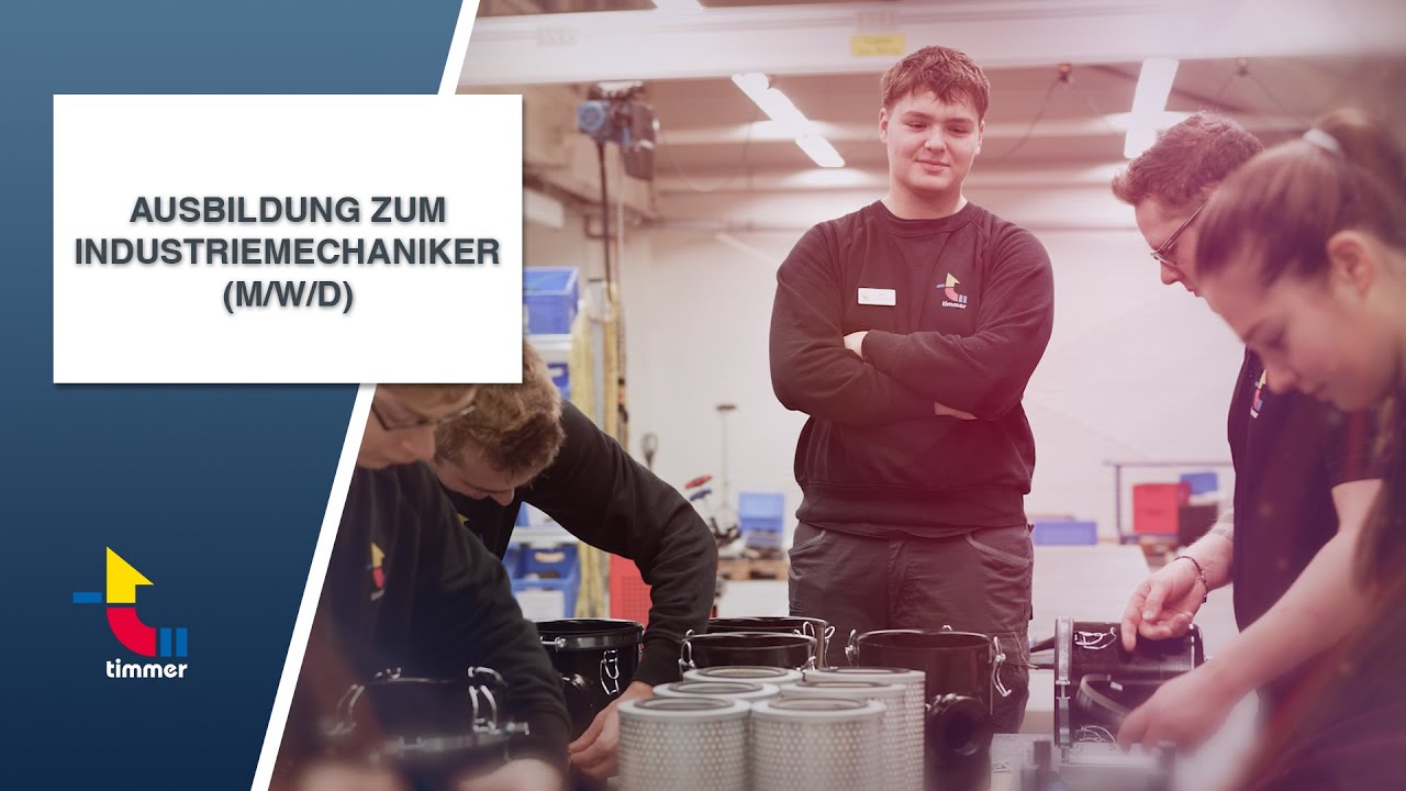 Ausbildung zum Industriemechaniker (m/w/d) bei Timmer