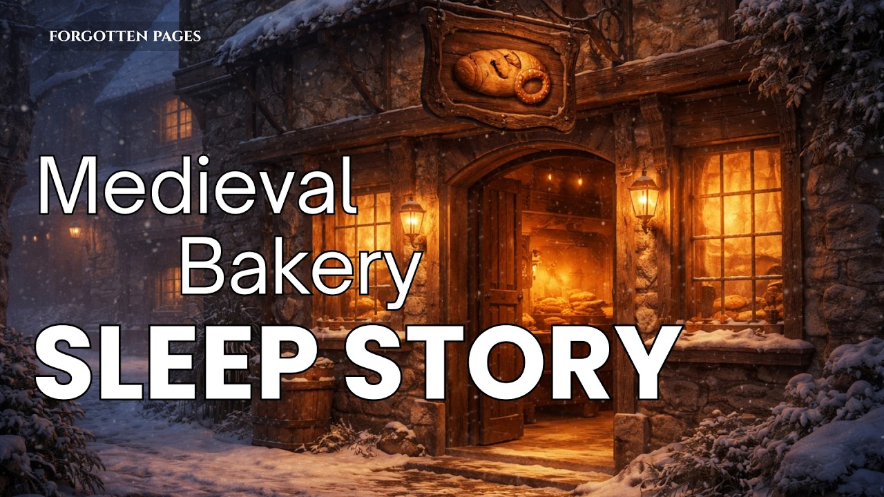 A Snowstorm at the Medieval Bakery | Historical Sleep Story | Forgotten Pages