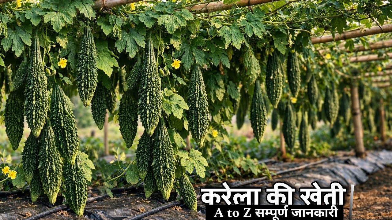 करेला की खेती | गर्मियों में करेले की खेती कब और कैसे करें | karela ki kheti kaise kare AtoZ jankari