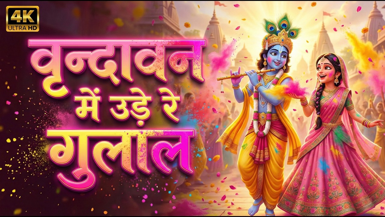 Vrindavan Mein Ude Re Gulal - वृन्दावन में उड़े रे गुलाल कह दो राधा रानी से | Holi Bhajan 2026