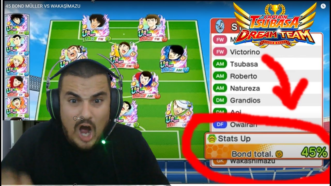 45 BOND MÜLLER VS WAKAŞİMAZU | Captain Tsubasa Dream Team
