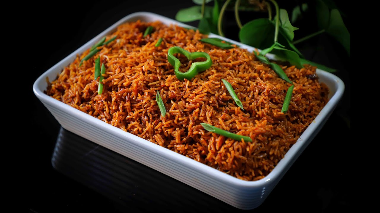 How to prepare Ghana Jollof rice with chicken ( My step by step )