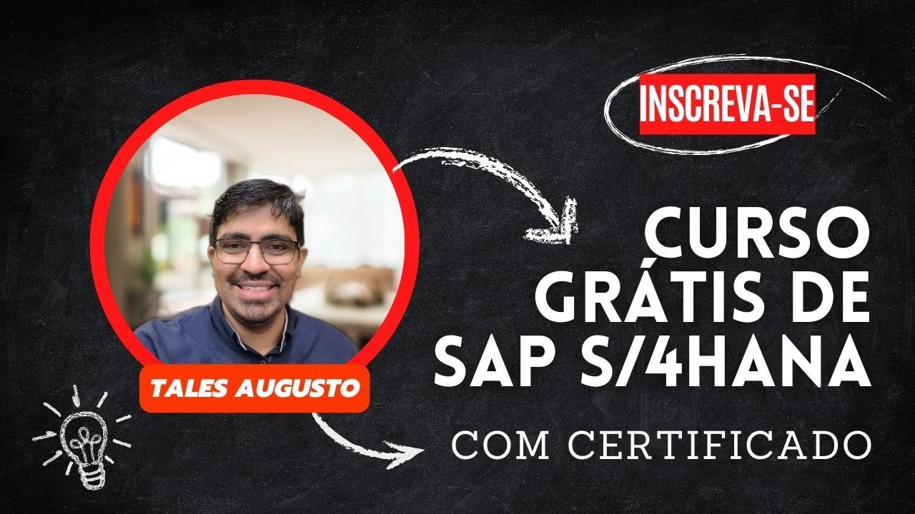 Curso Gr&aacute;tis de SAP S/4HANA com Certificado | Aprenda SAP S/4HANA Online!
