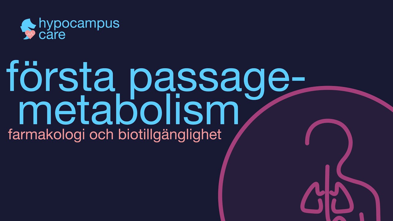Första-passagemetabolism & Biotillgänglighet - Farmakologi