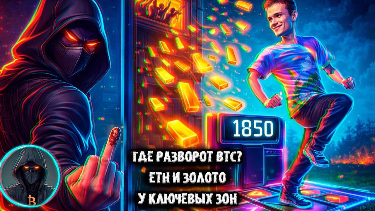 🚨ГДЕ РАЗВОРОТ BTC! КУДА ДАЛЬШЕ ЦЕНА? ETH и ЗОЛОТО у ключевых зон! 🚨