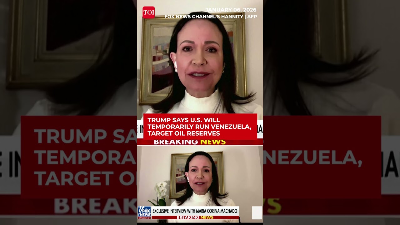 'Justice Defeated Tyranny': Venezuela's Oppn Leader Machado's First Statement After Maduro's Capture