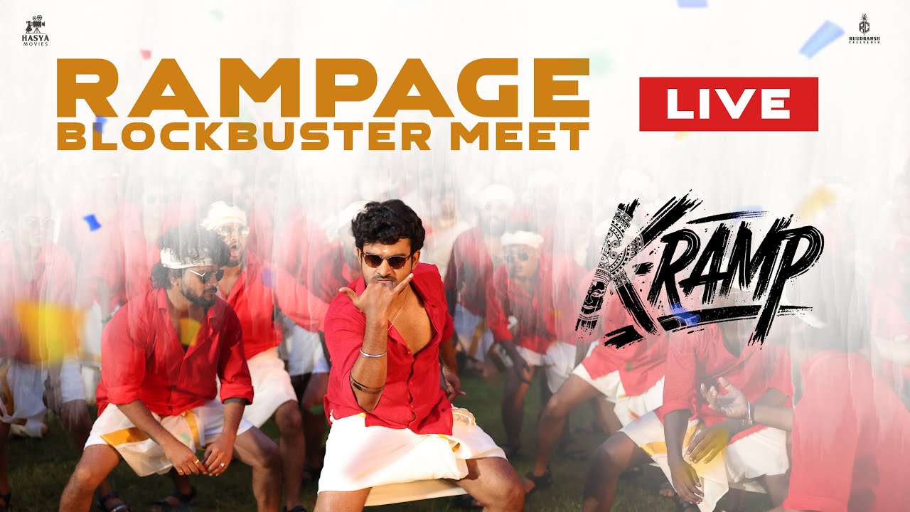 KRAMP Rampage Blockbuster Meet LIVE | Kiran Abbavaraam | Yukti Thareja | Jains Nani | Razesh Danda