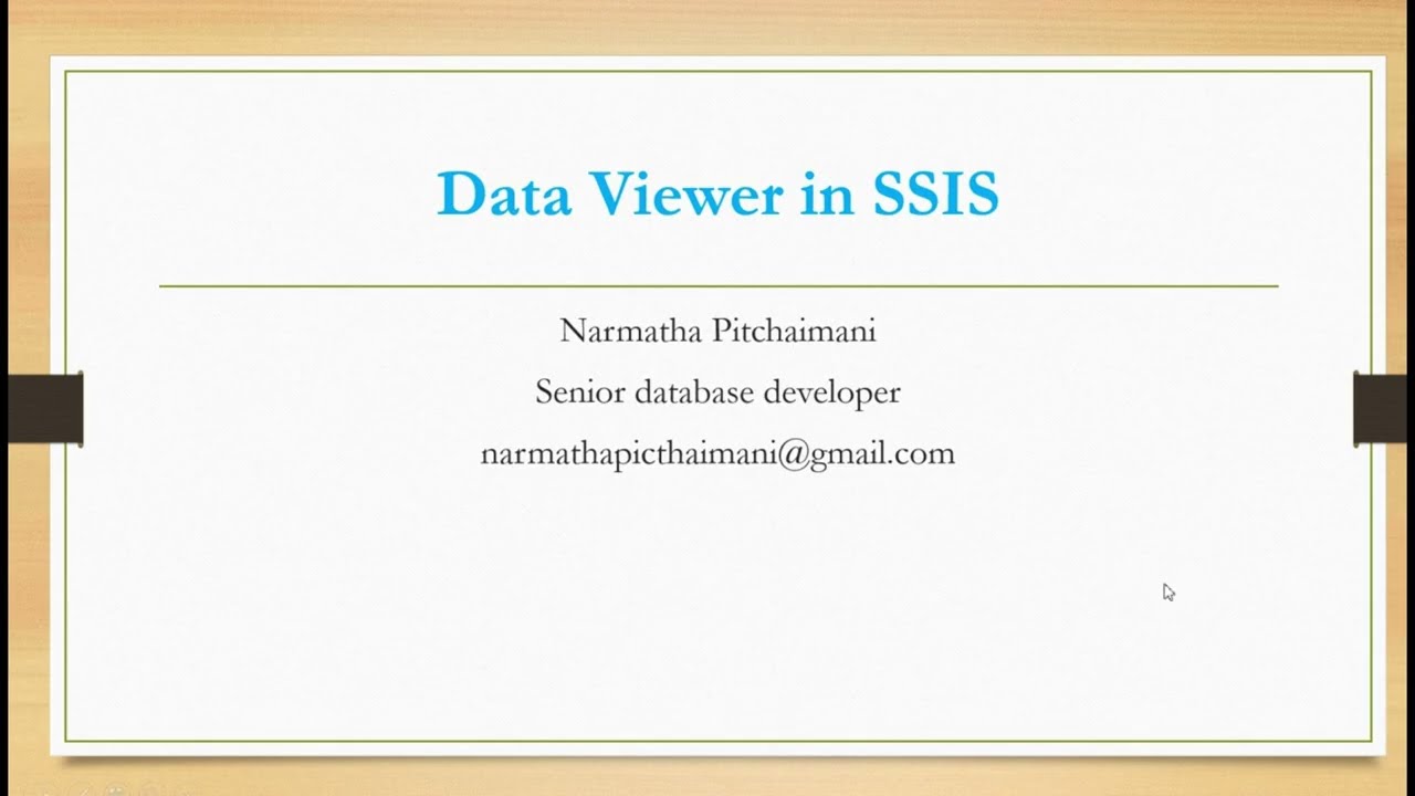 Data Viewer in SSIS | SSIS Data Viewer