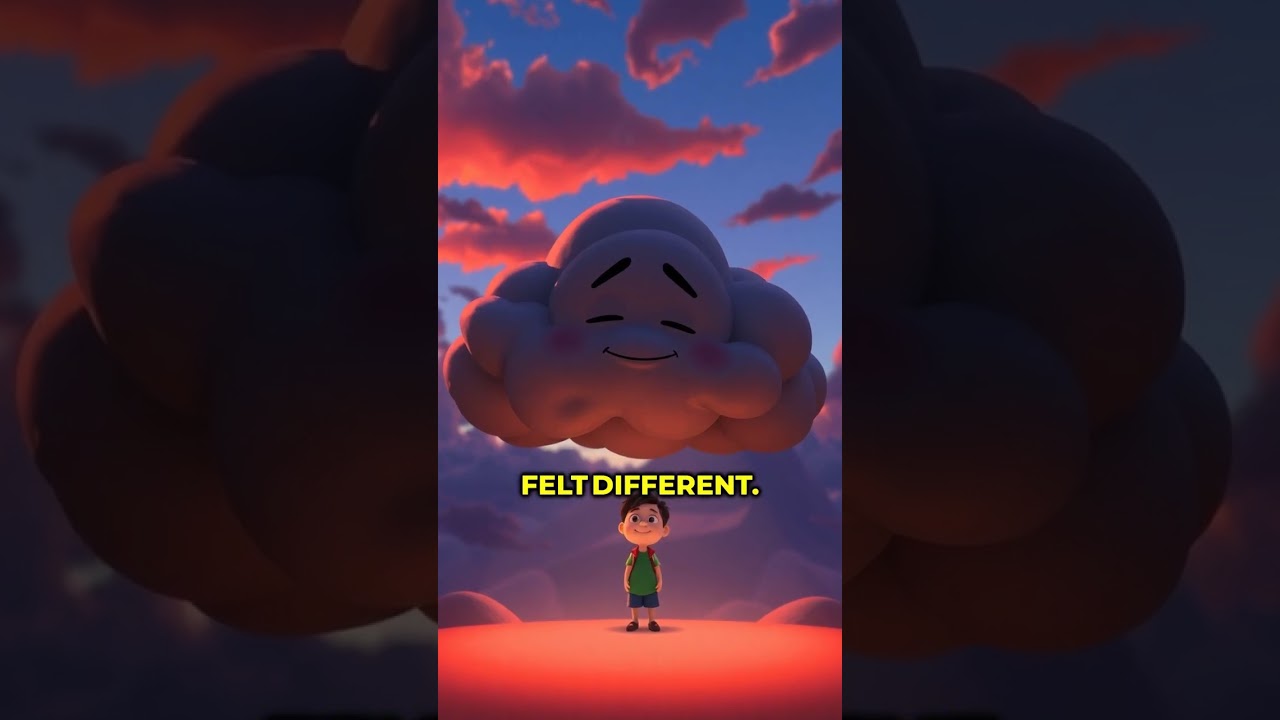🌙 The Sleepy Cloud Who Learned to Rest | Gentle Bedtime Story for Kids