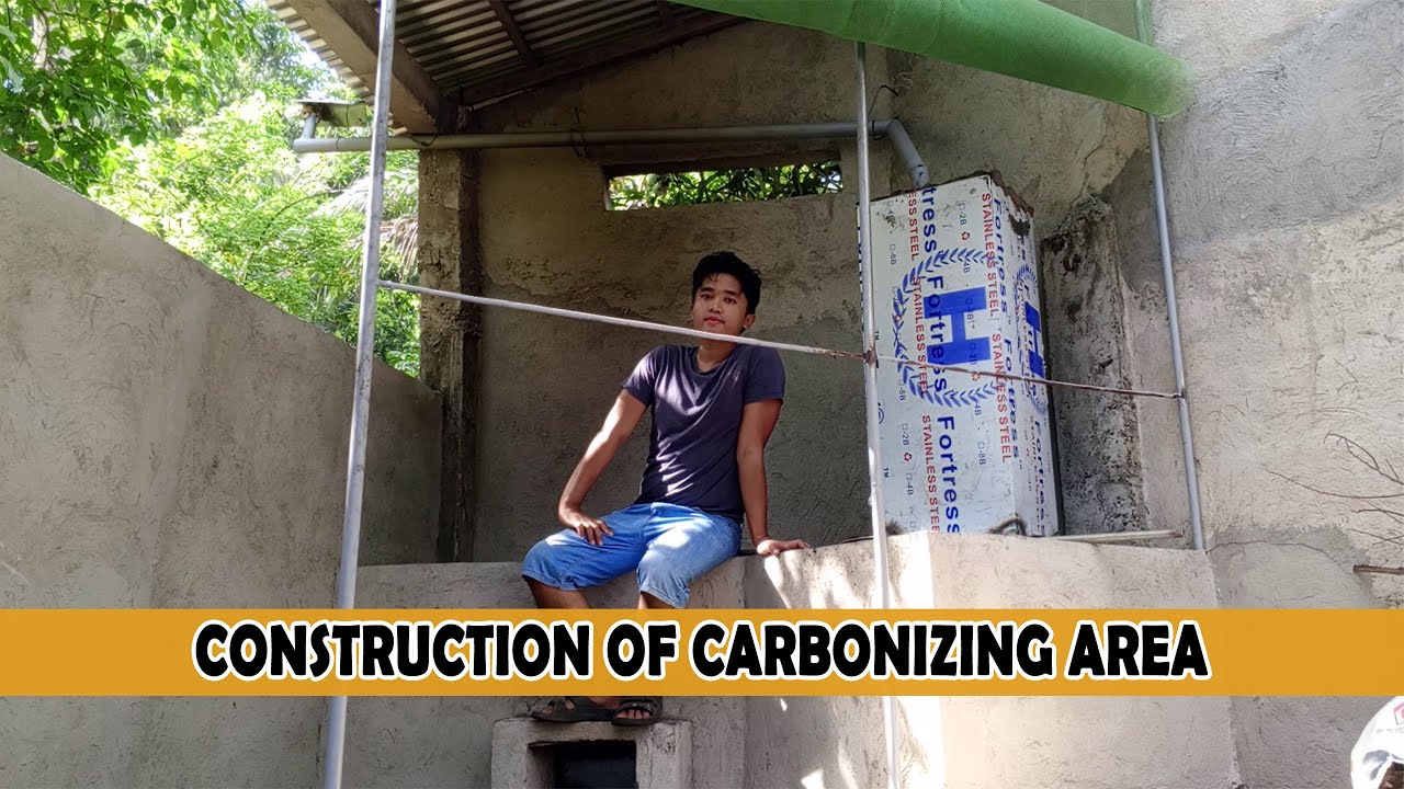 Construction of Carbonizing Area 🔥💨| #carbonizing #mokusaku #uling #charcoal #briquette #agriwaste